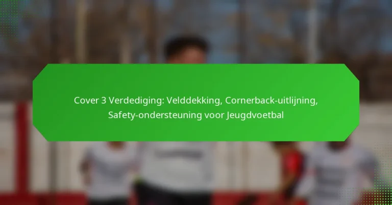 Cover 3 Verdediging: Velddekking, Cornerback-uitlijning, Safety-ondersteuning voor Jeugdvoetbal
